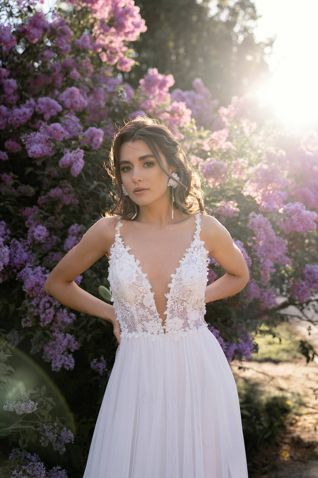 Rosaline – abito da sposa in movimento.