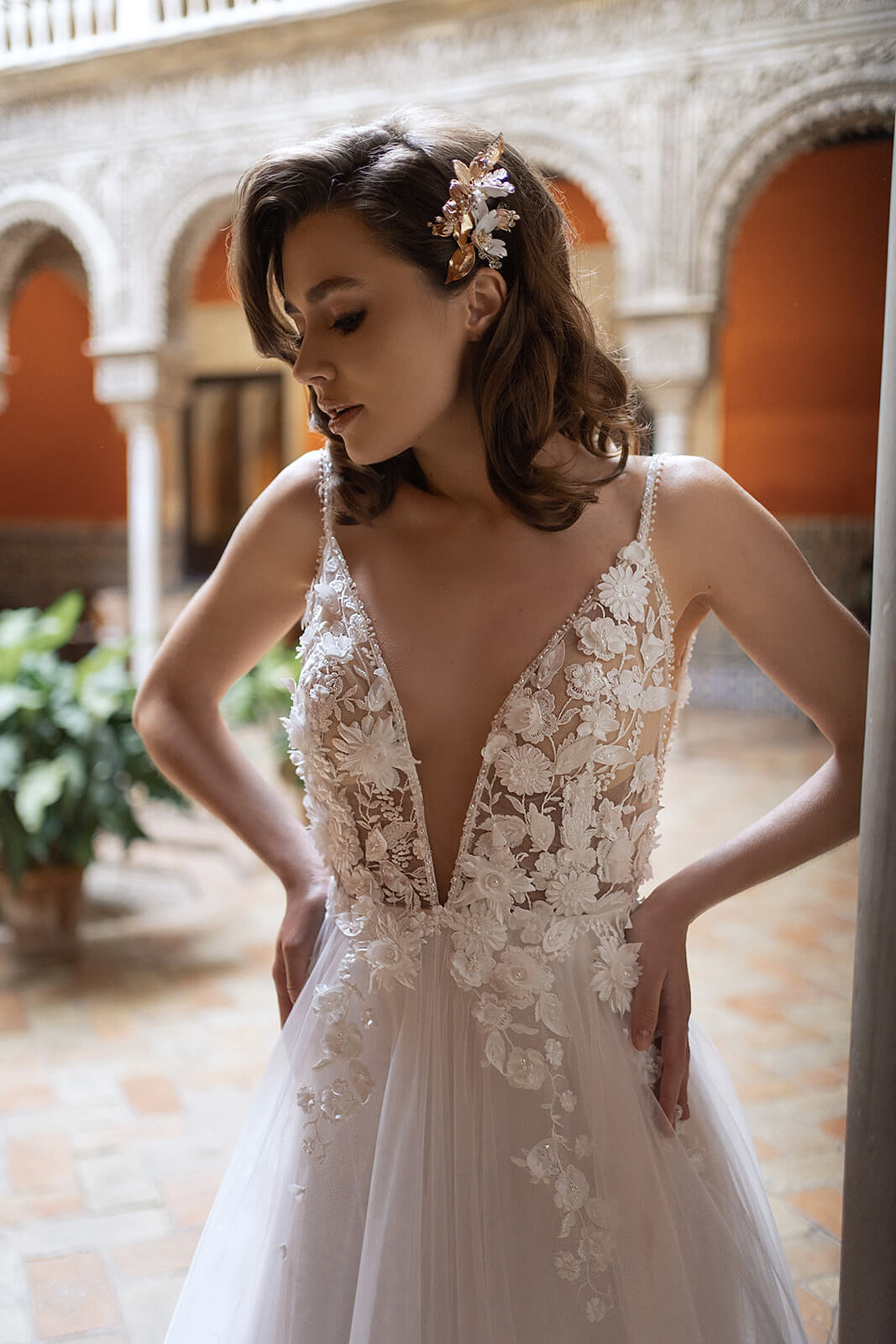 Alissa – abito da sposa visto da dietro.