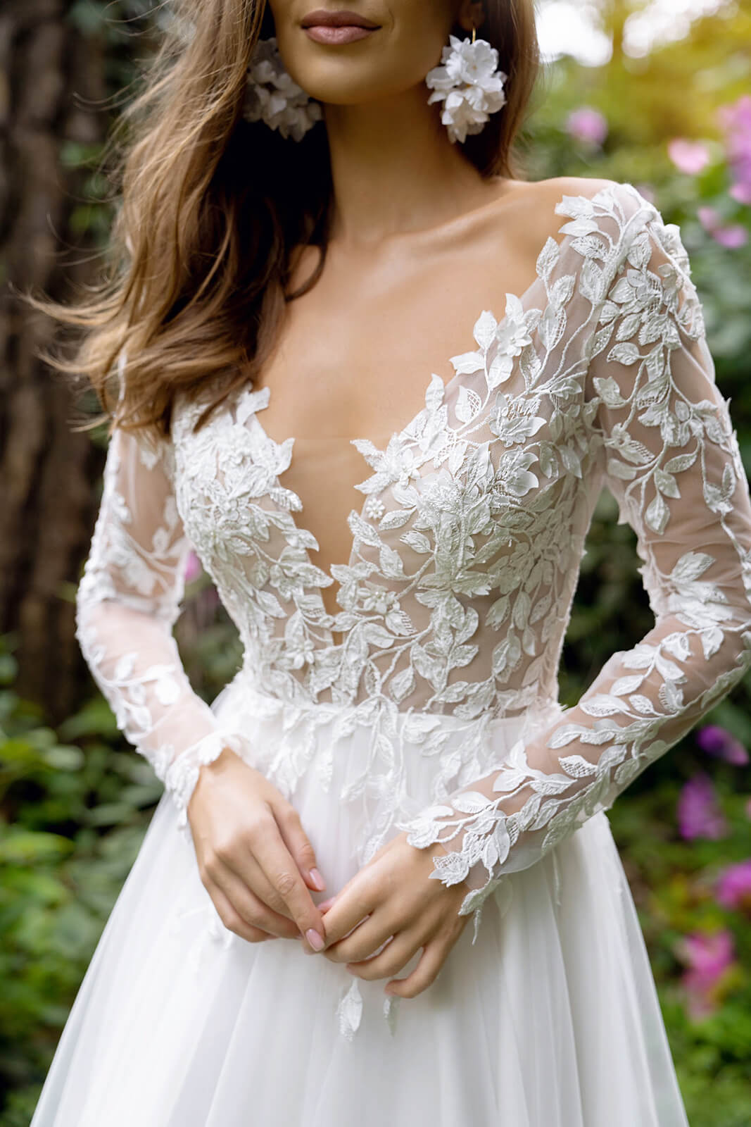 Calista – abito da sposa visto da dietro.