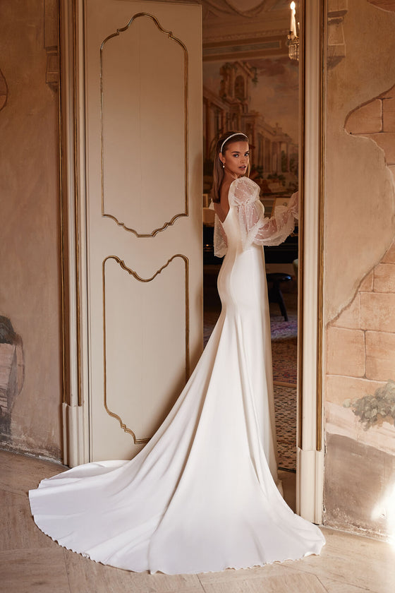 Abito da sposa Clara – abito da sposa a sirena, DAMA Couture.