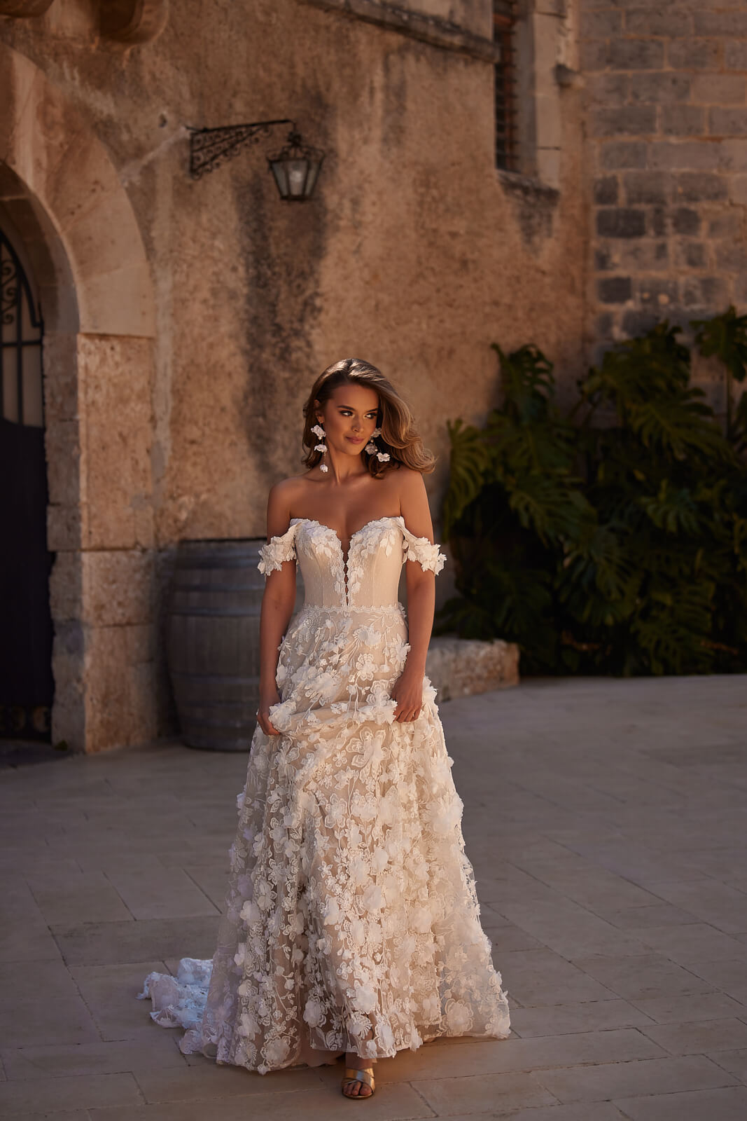Abito da sposa Olivia – abito da sposa a trapezio, DAMA Couture.