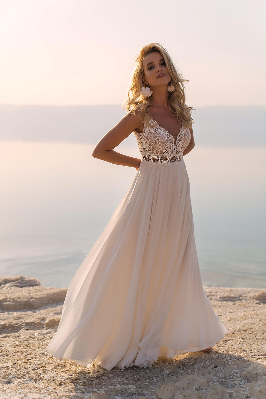 Abito da sposa Atena – abito da sposa a trapezio, DAMA Couture.