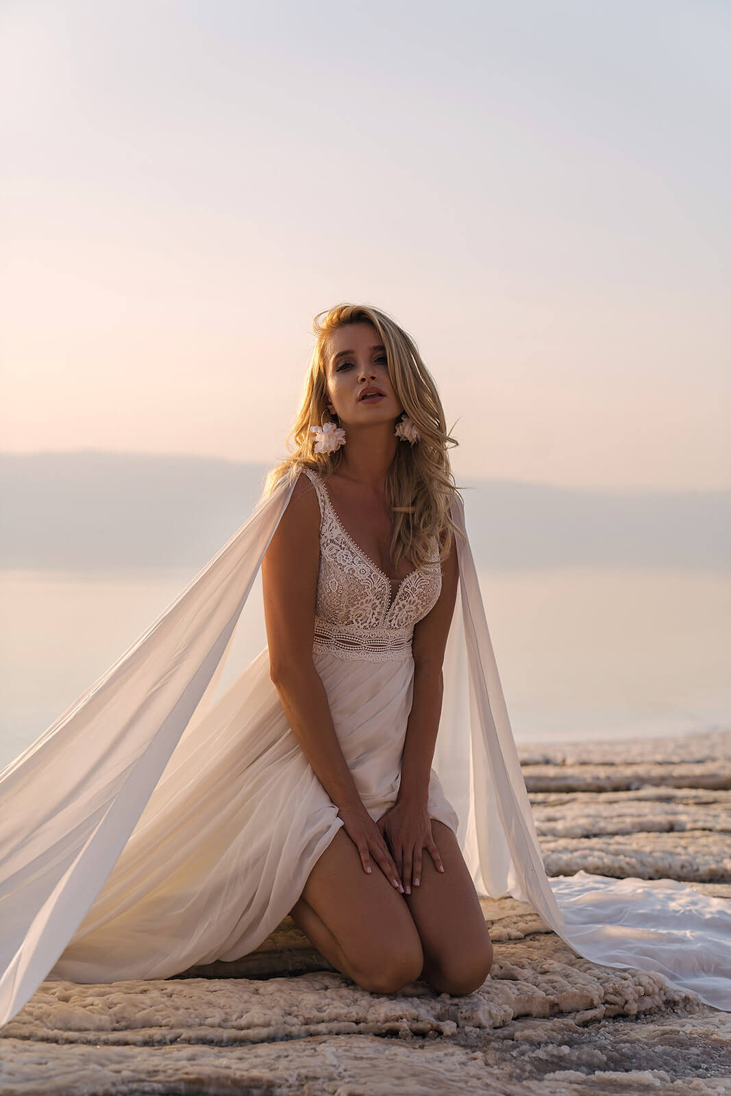 Abito da sposa Atena – abito da sposa a trapezio DAMA Couture.