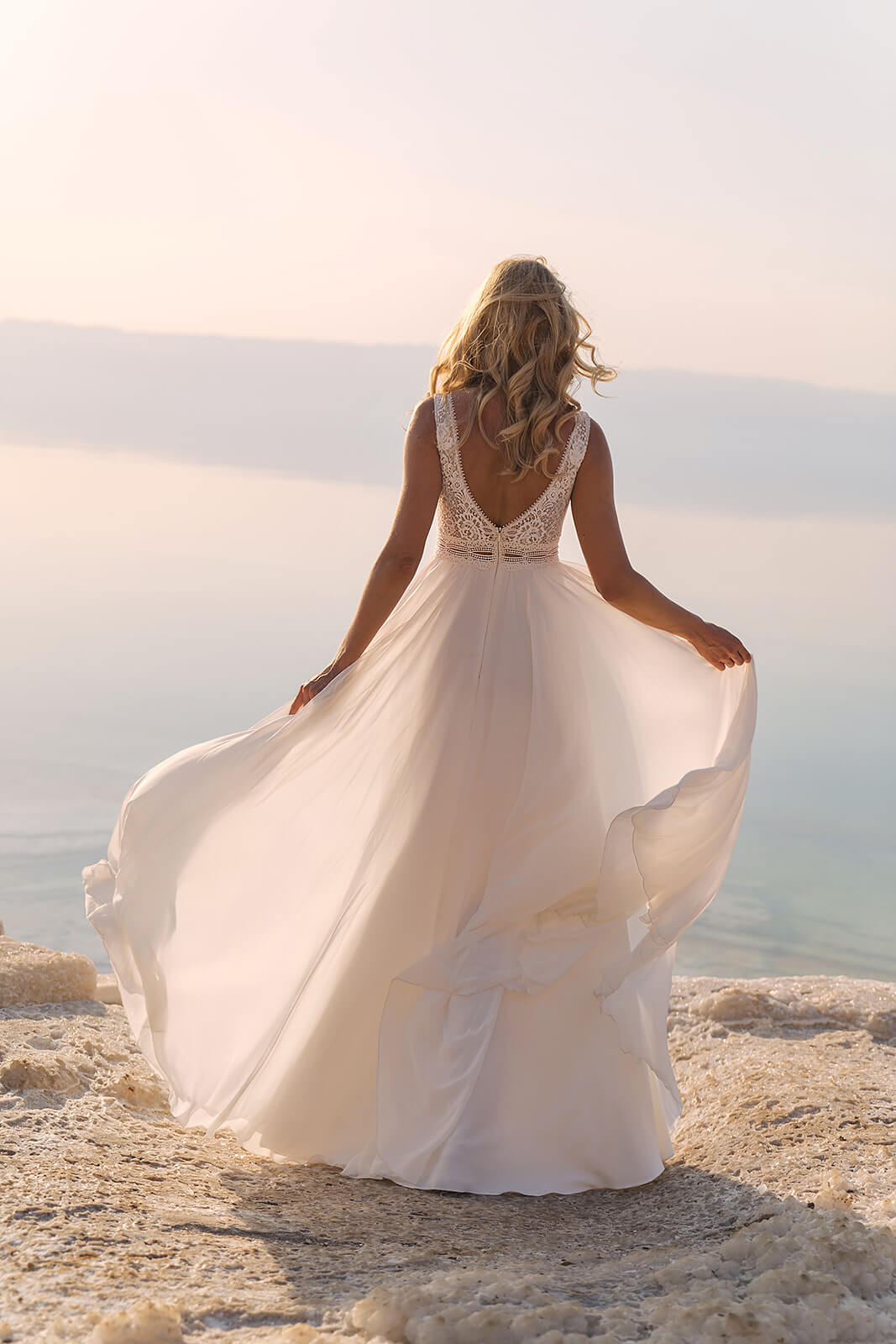 Abito da sposa Atena – abito da sposa a trapezio, DAMA Couture.