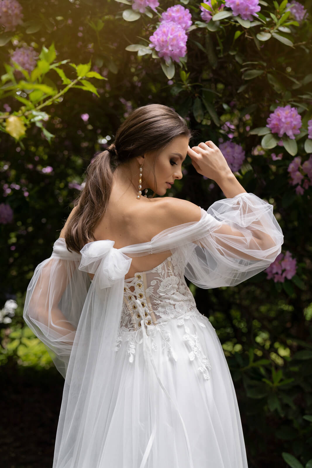 Lanka – dettaglio dell’abito da sposa.