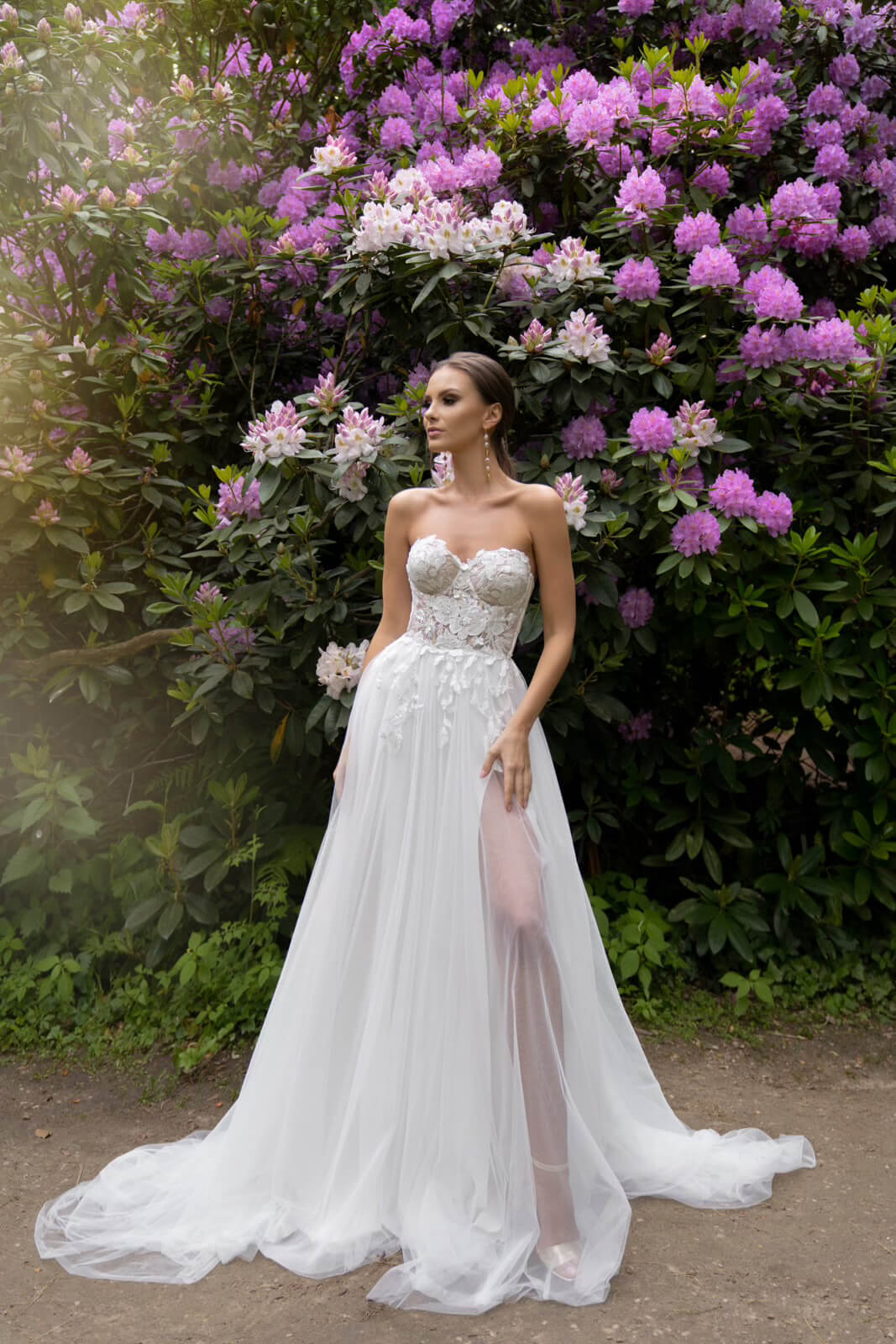 Lanka – abito da sposa DAMA Couture, vista frontale.