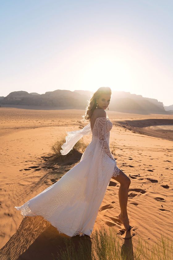 Abito da sposa Lea – abito da sposa a trapezio, DAMA Couture.