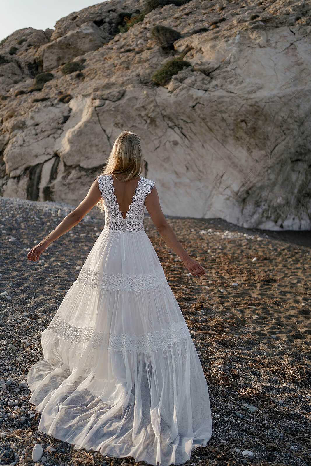 Abito da sposa Lidia – abito da sposa a trapezio, DAMA Couture.