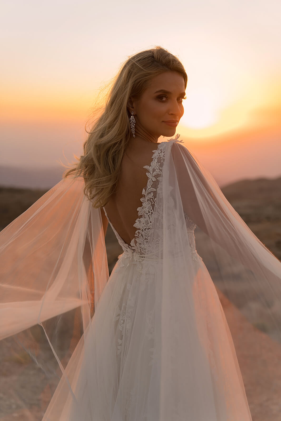 Abito da sposa Linda – abito da sposa a trapezio DAMA Couture.