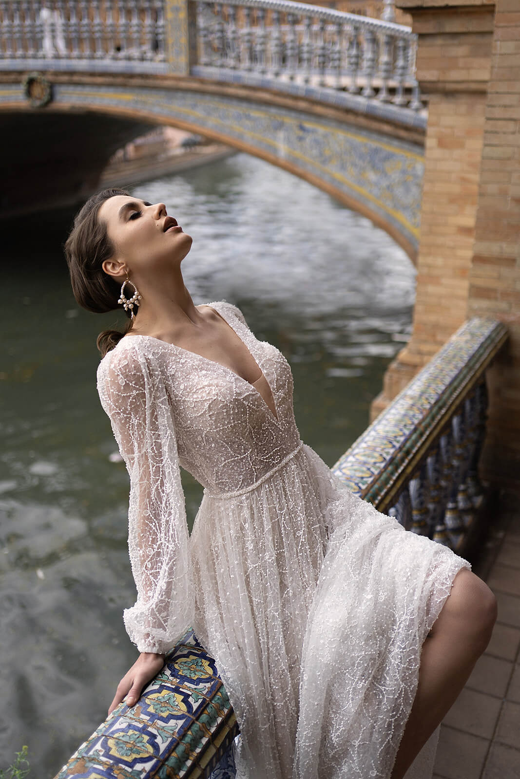 Suri – abito da sposa visto da dietro.
