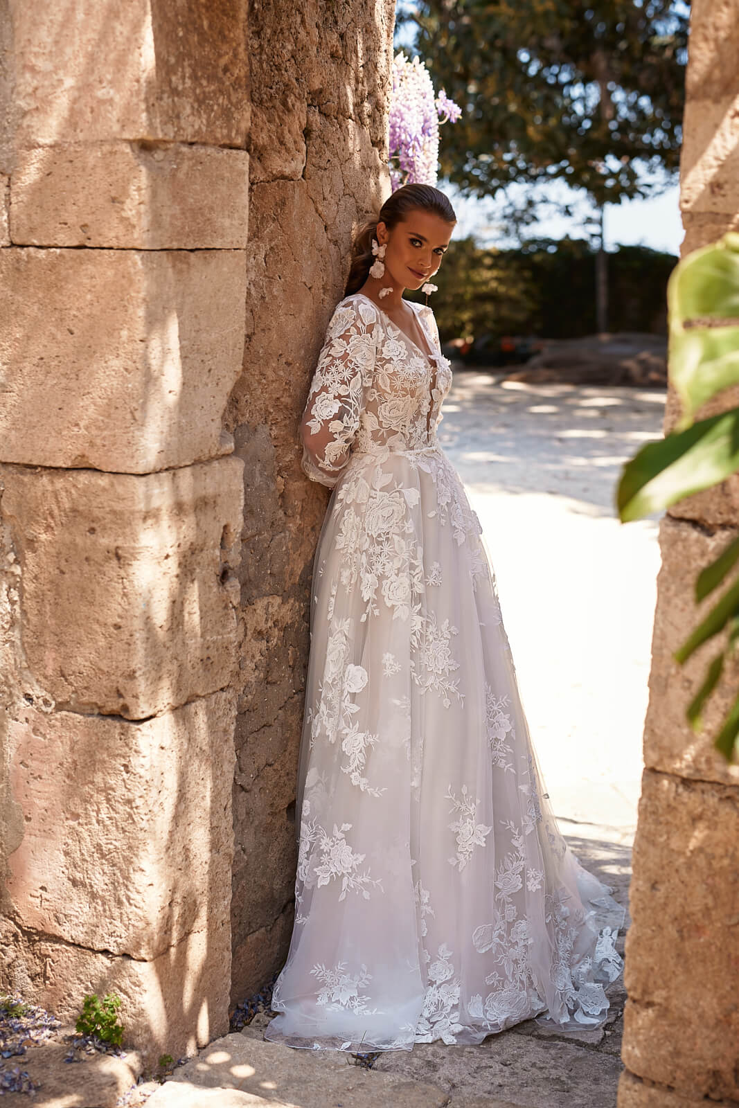 Abito da sposa Asami – abito da sposa a trapezio DAMA Couture.