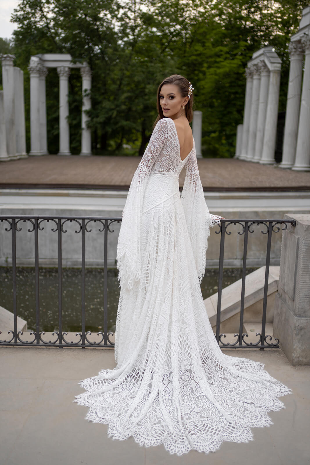 Abito da sposa Lea – abito da sposa a trapezio DAMA Couture.