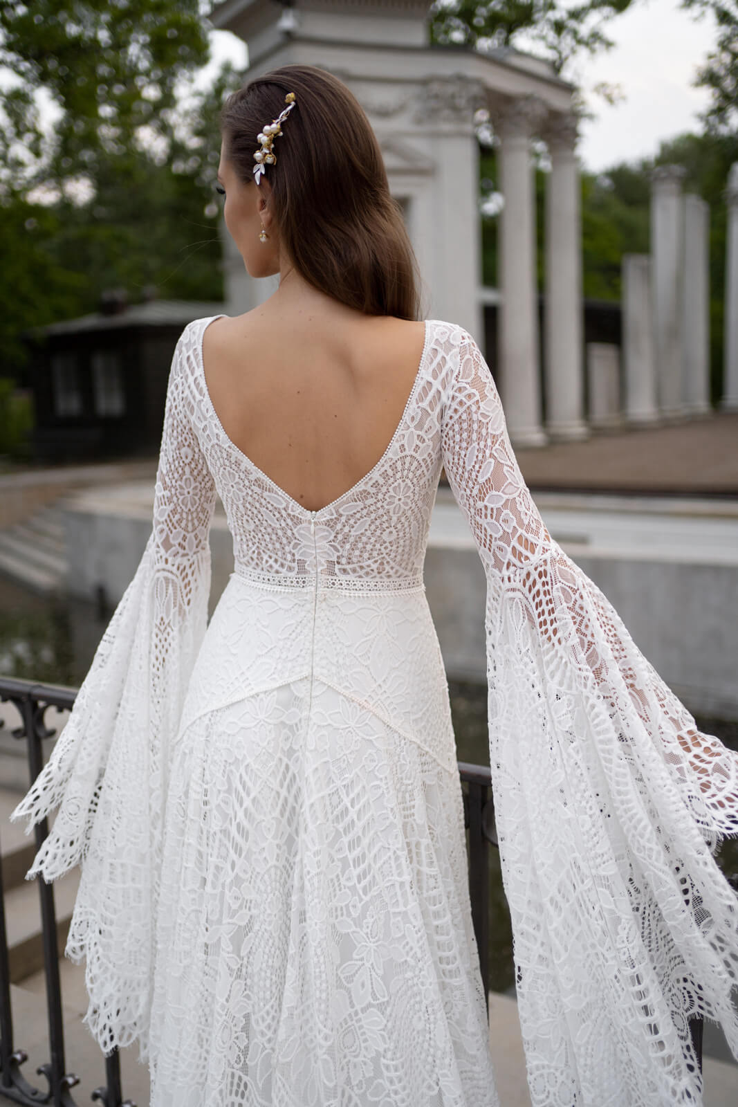 Abito da sposa Lea – abito da sposa a trapezio, DAMA Couture.