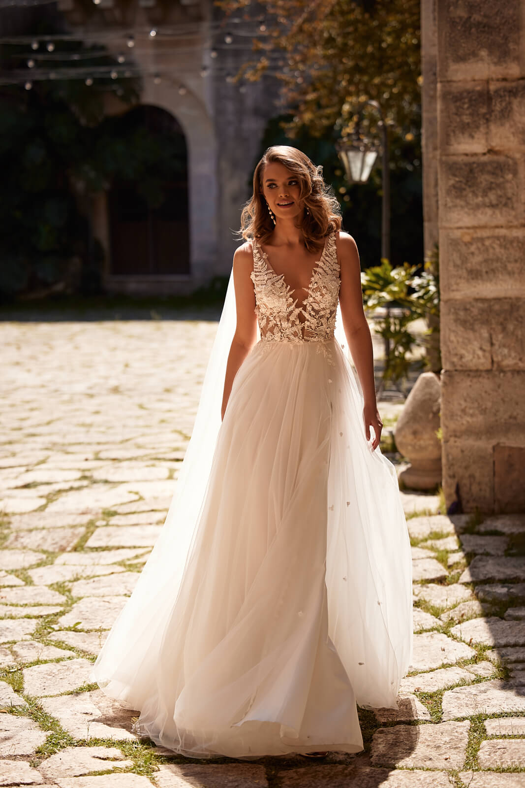 Abito da sposa Galadriel – abito da sposa a trapezio di DAMA Couture.