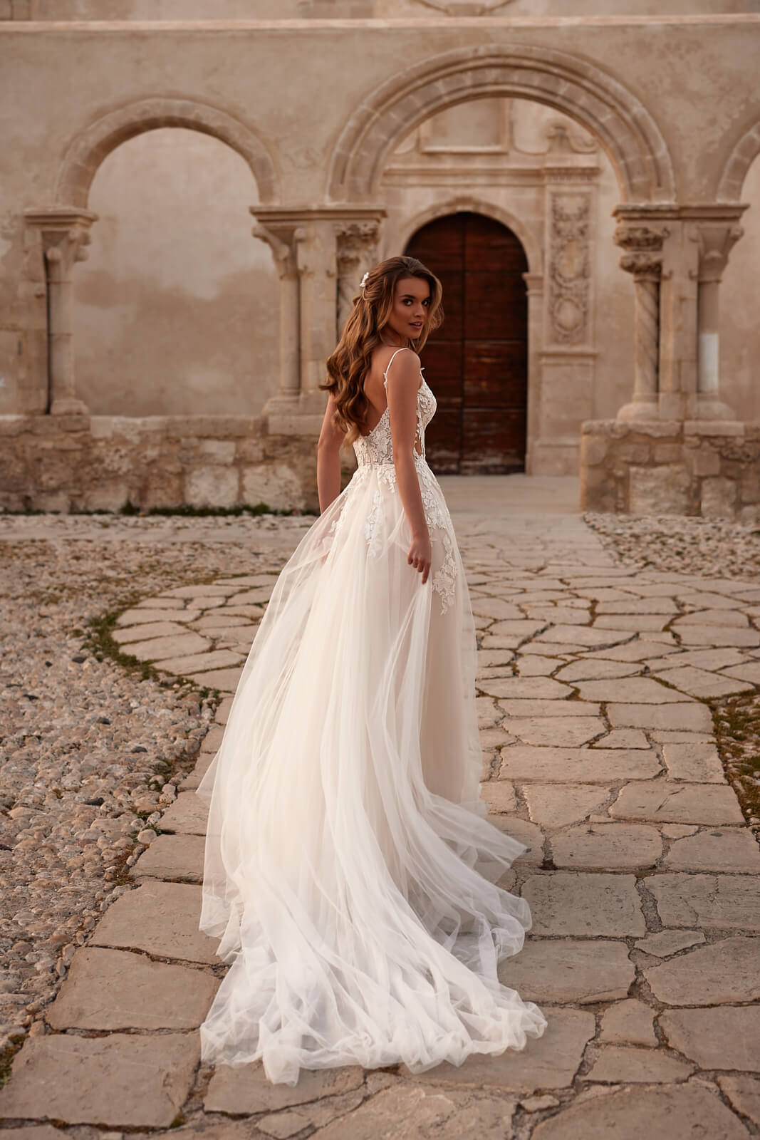 Abito da sposa Avril – abito da sposa a trapezio, DAMA Couture.