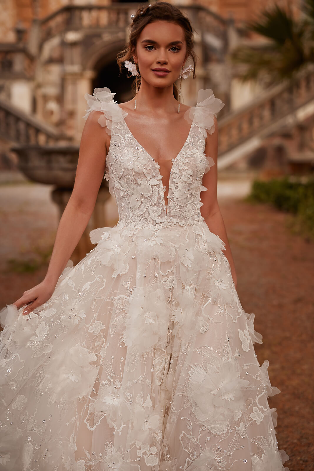 Abito da sposa Calanthe – abito da sposa a trapezio, DAMA Couture.
