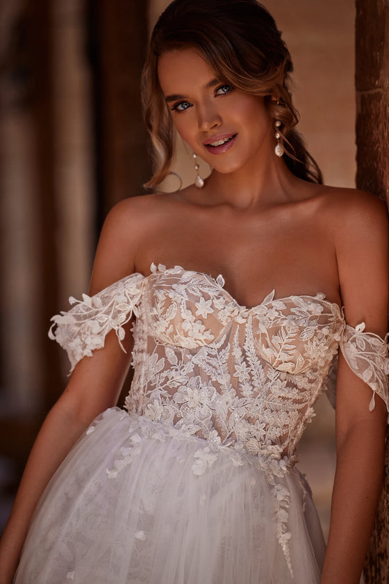Abito da sposa Noa – abito da sposa corto, DAMA Couture.