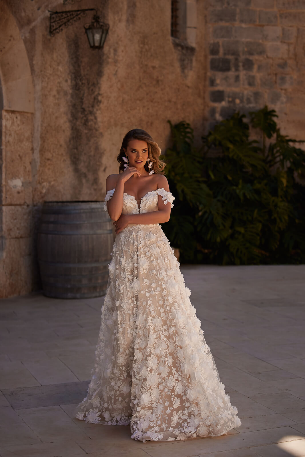Abito da sposa Olivia – abito da sposa a trapezio DAMA Couture.