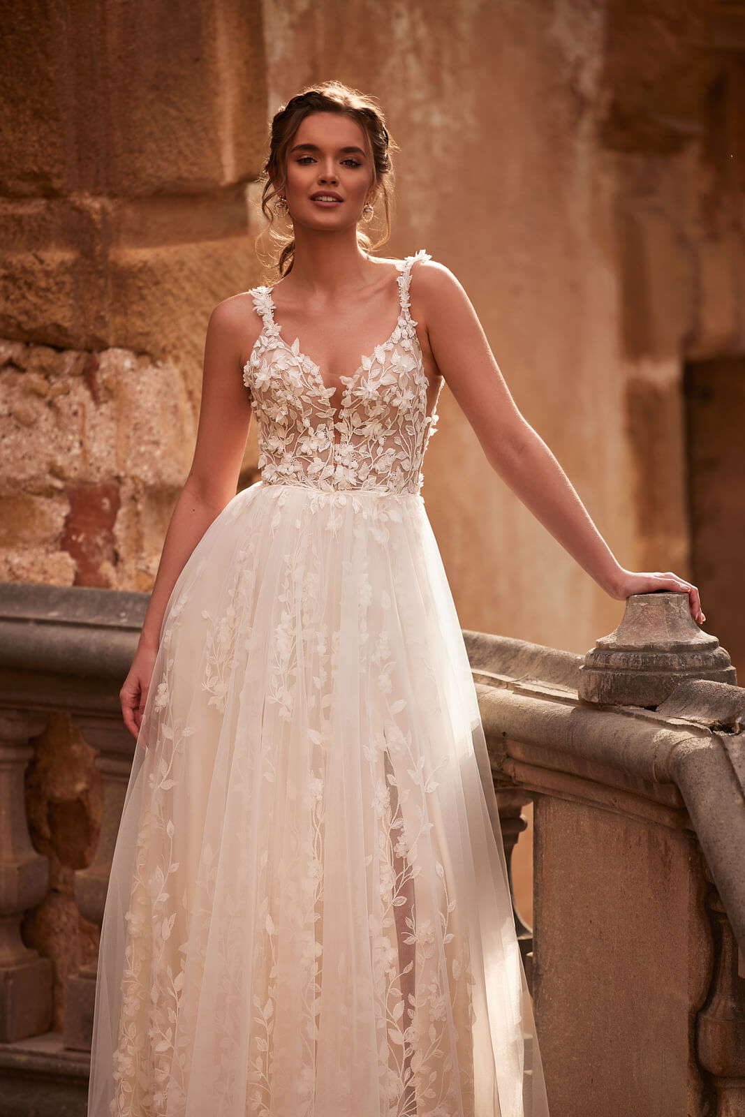 Abito da sposa Sanah – abito da sposa a trapezio, DAMA Couture.