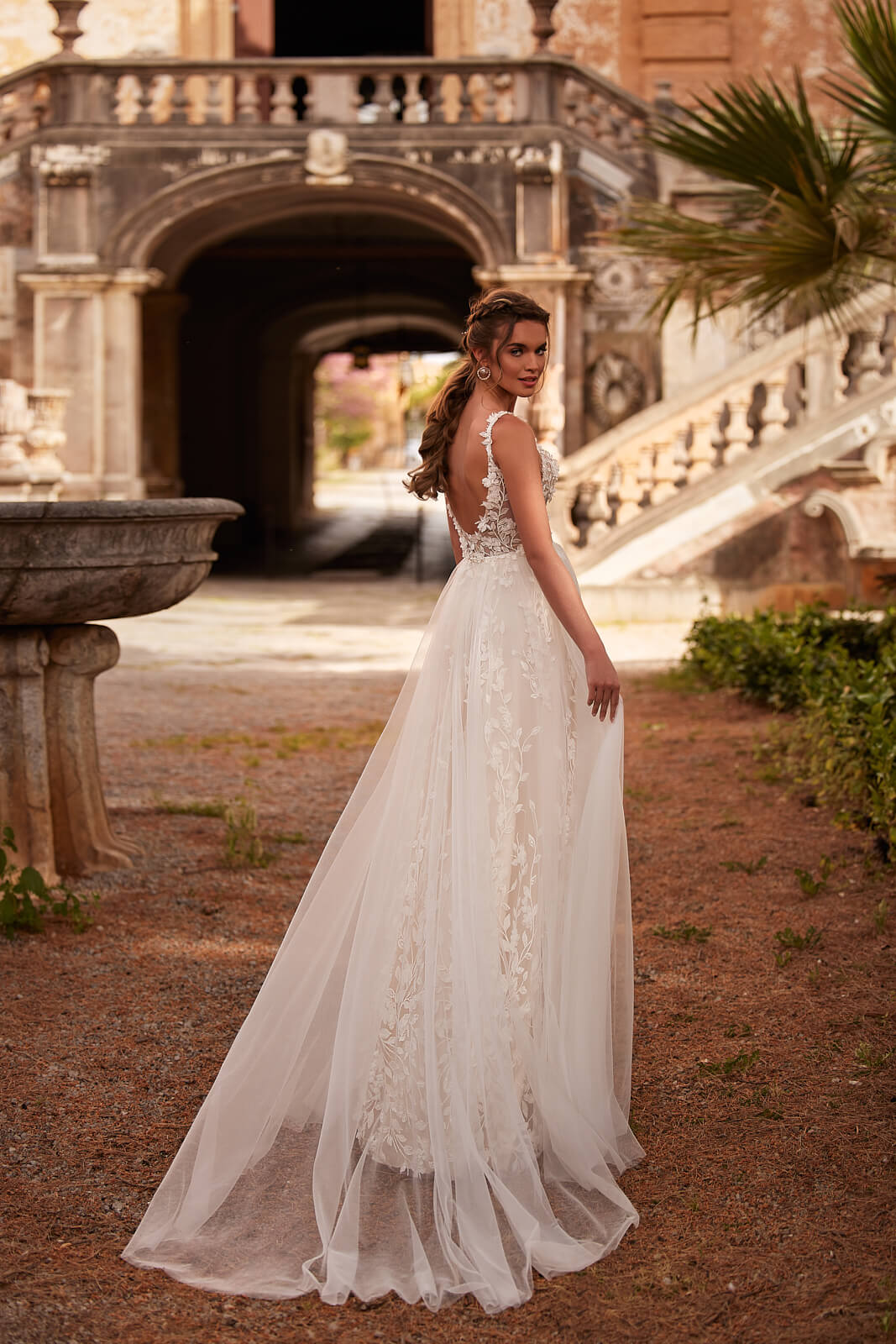 Abito da sposa Sanah – abito da sposa a trapezio, DAMA Couture.